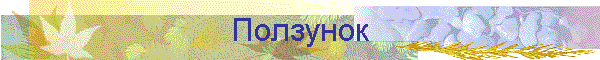 Ползунок